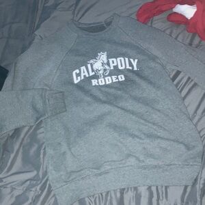 Cal Poly Rodeo Gray Sweater